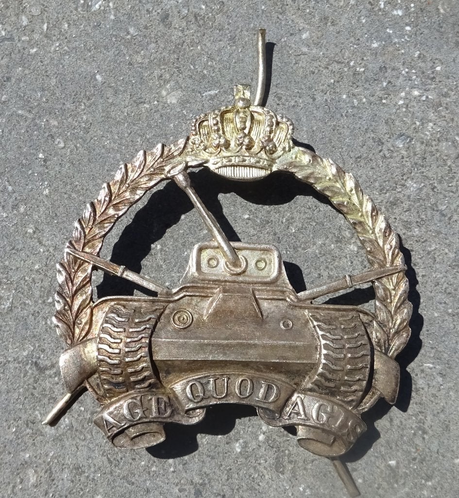 BELGIQUE: ABL / TP BLINDEES - BN TANK LOURD - INSIGNE BERET, Envoi, Armée de terre, Emblème ou Badge