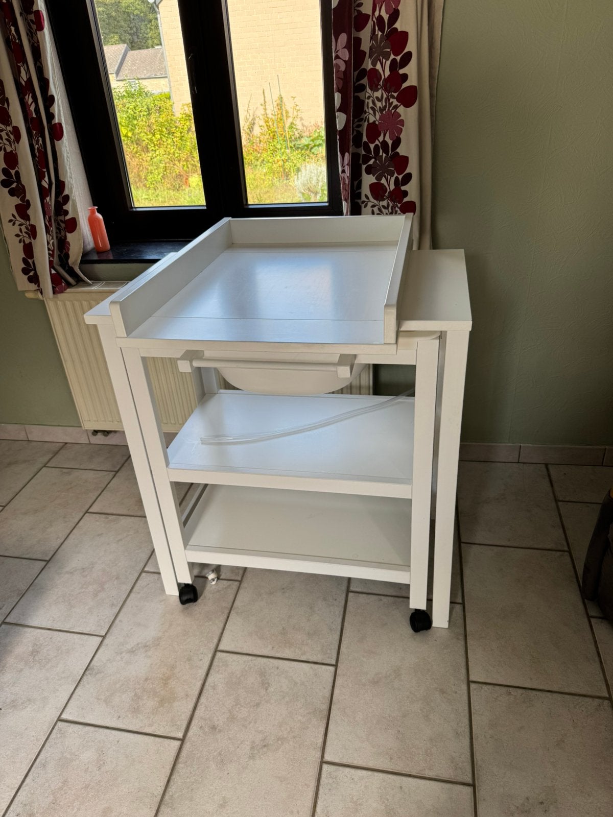 Pericles Lola White – Table à langer avec baignoire intégrée, Enlèvement, Comme neuf, Baignoire