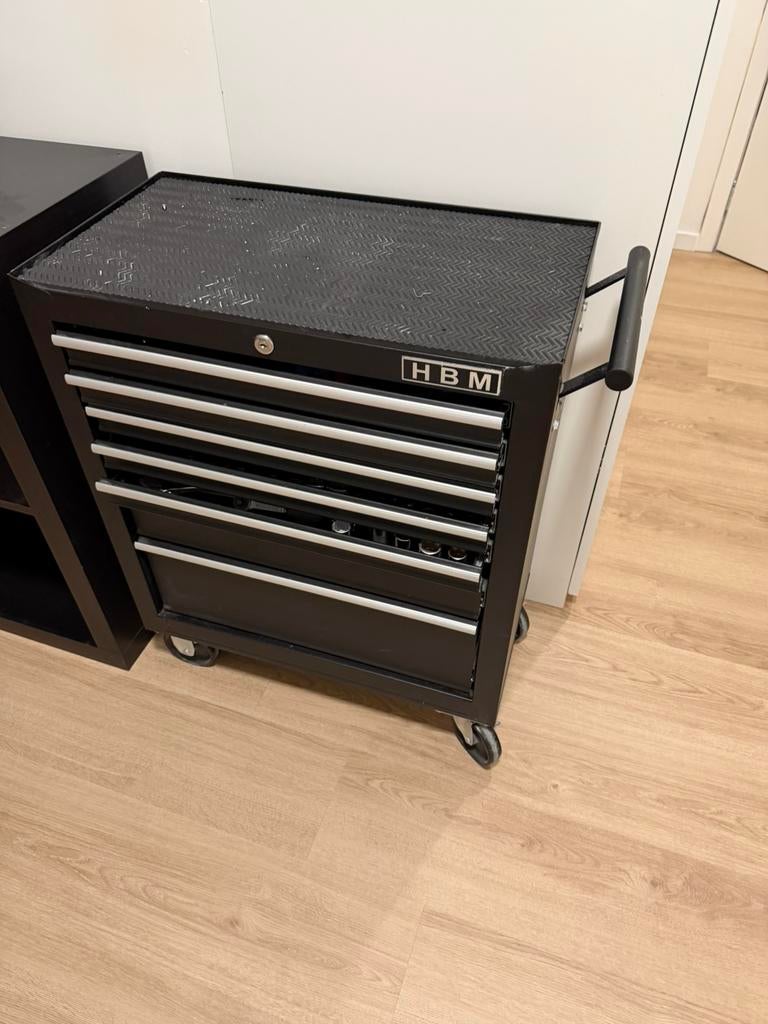 Werkplaatstrolley & gereedschap (knipex, gedore, wiha, facom, Doe-het-zelf en Bouw, Ophalen, Zo goed als nieuw