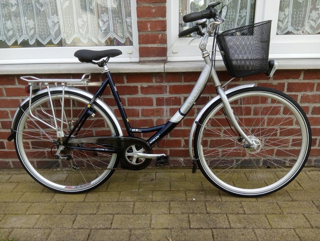 Meisjesfiets met 7 versnellingen in zeer goede staat, Fietsen en Brommers, Gebruikt, Versnellingen, Danskin, Trommelrem