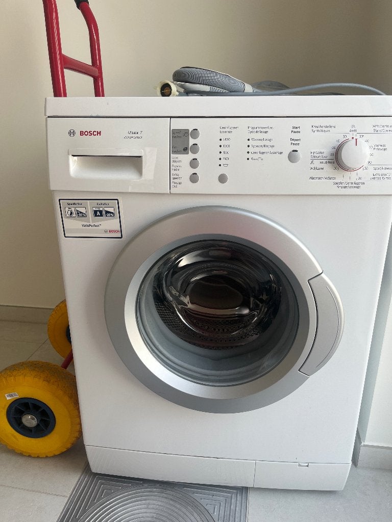 Wasmachine Bosch maxx7, Ophalen, Gebruikt, 1200 tot 1600 toeren, Energieklasse A of zuiniger