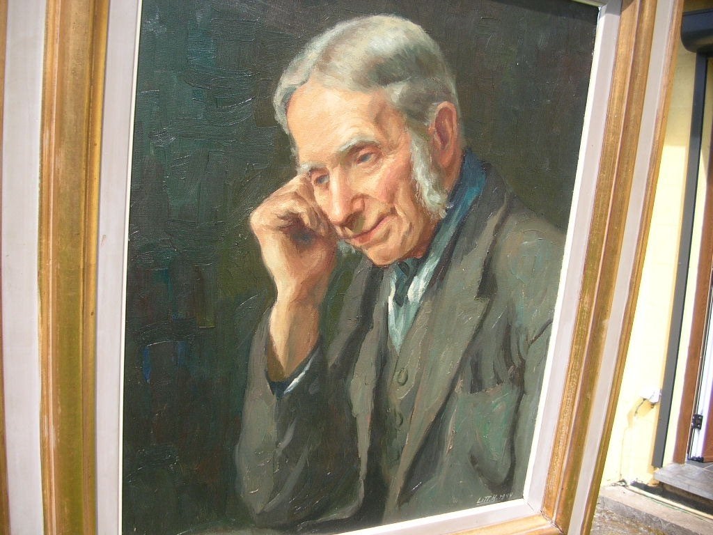 SIGNÉ LITT HENRI DE 1944 ANDRIMONT 1898 VERVIERS 1984, Enlèvement ou Envoi, Signé