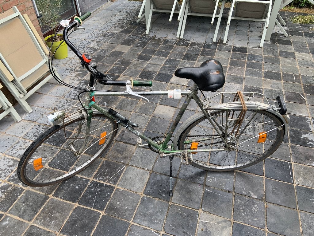 Fiets voor volwassenen, Gebruikt, Velgrem, Versnellingen, 65 cm of meer