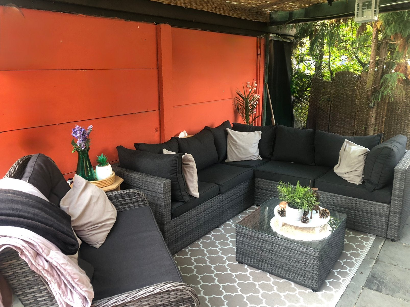 Loungeset, Tuin en Terras, Tuinsets en Loungesets, Ophalen, Zo goed als nieuw, Loungeset