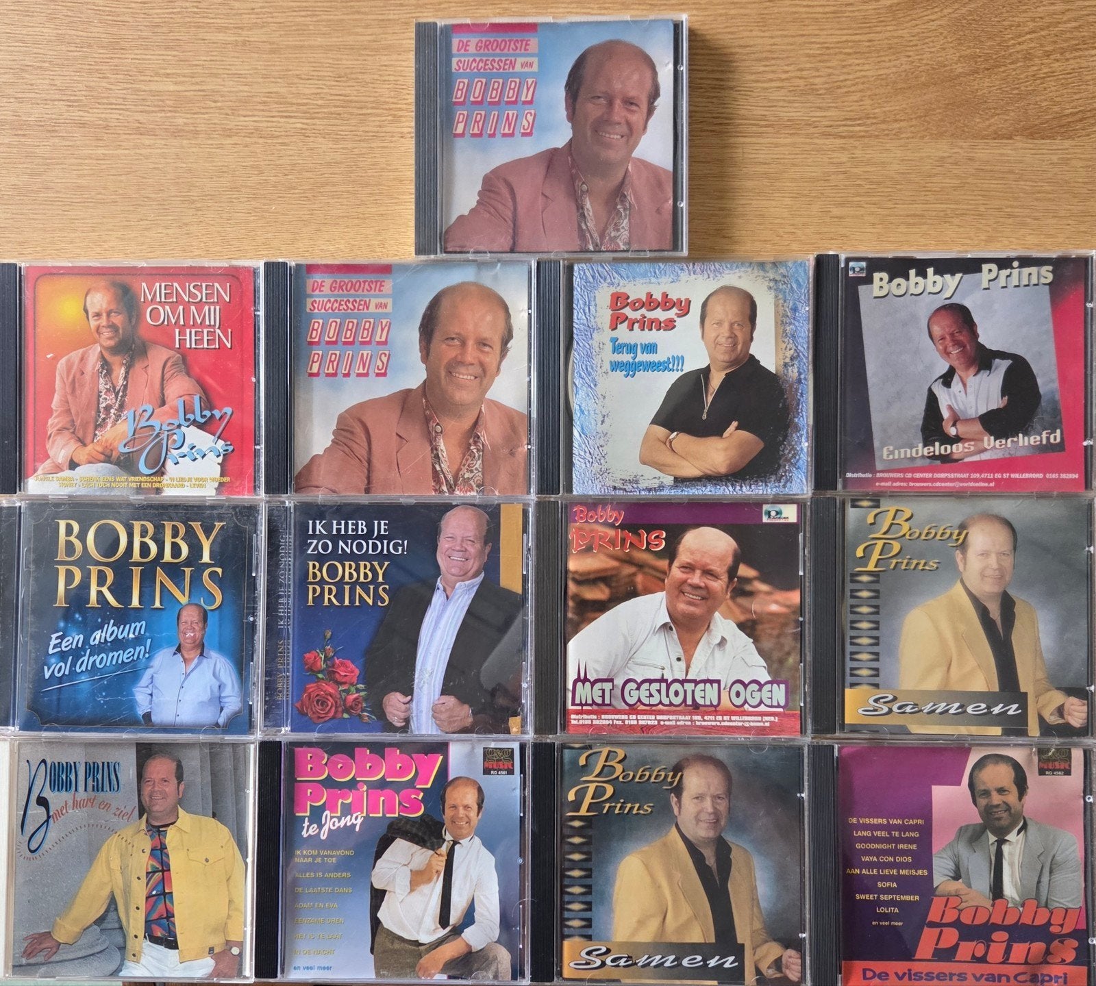 lot Bobby Prins cd's 13x, CD & DVD, CD | Musiques de film & Bandes son, Enlèvement