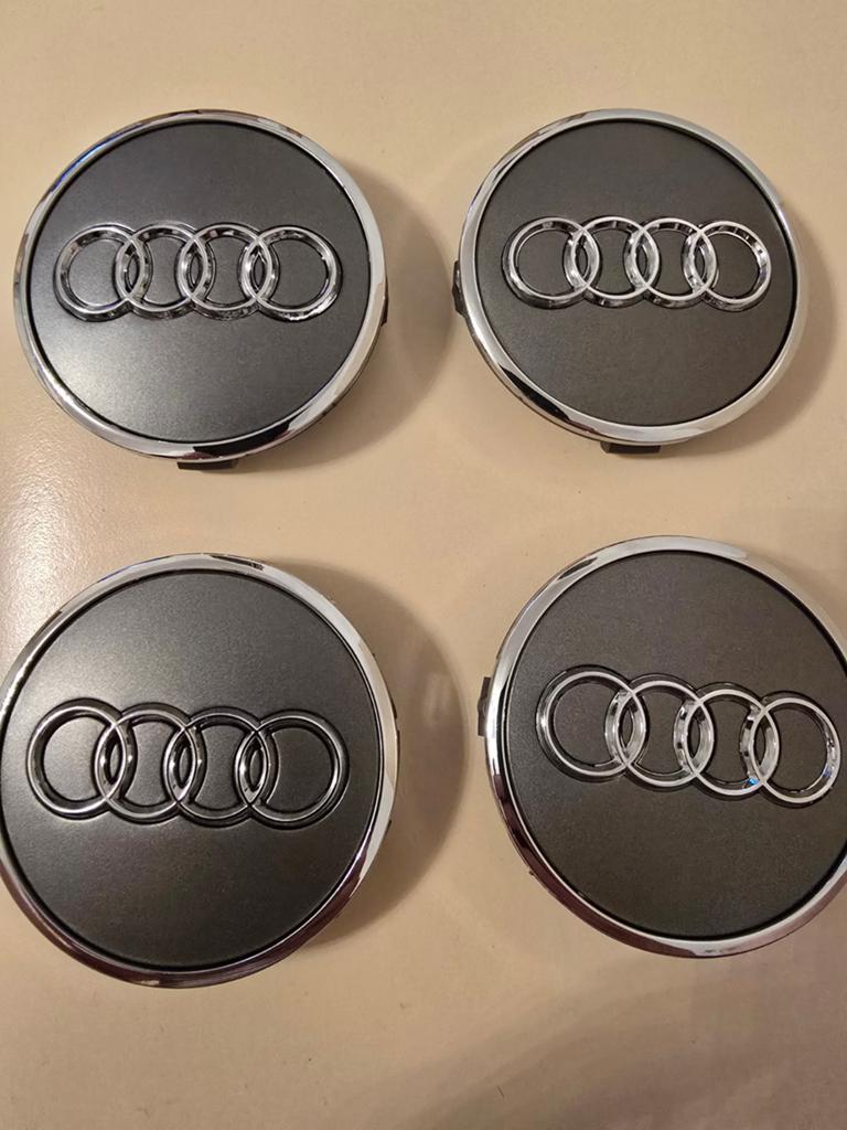 Capuchons de moyeu de roue Audi gris ou noir 8W0601170 dia 6, Enlèvement ou Envoi, Neuf