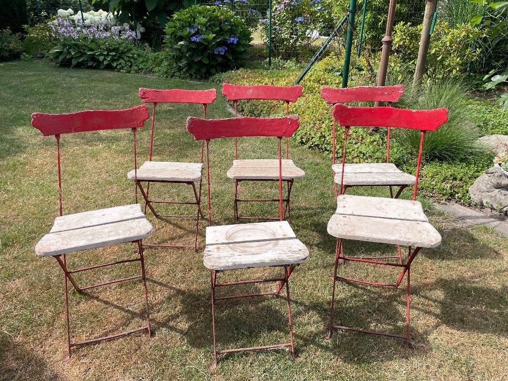 Vintage bistro stoeltjes, Antiek en Kunst, Ophalen