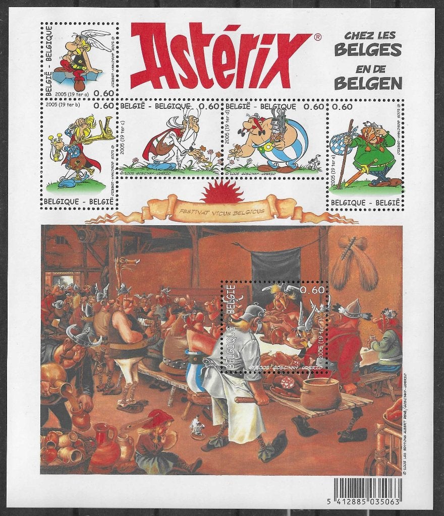 België OPC BL123 Asterix en de belgen **, Ophalen of Verzenden, Postfris, Postfris