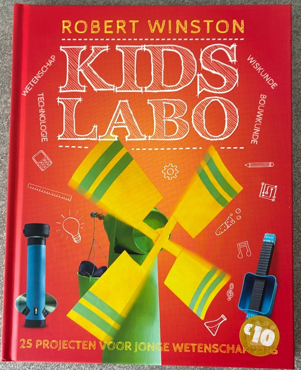 Kids labo boek met 25 leuke proefjes, Livres, Encyclopédies, Enlèvement, Comme neuf