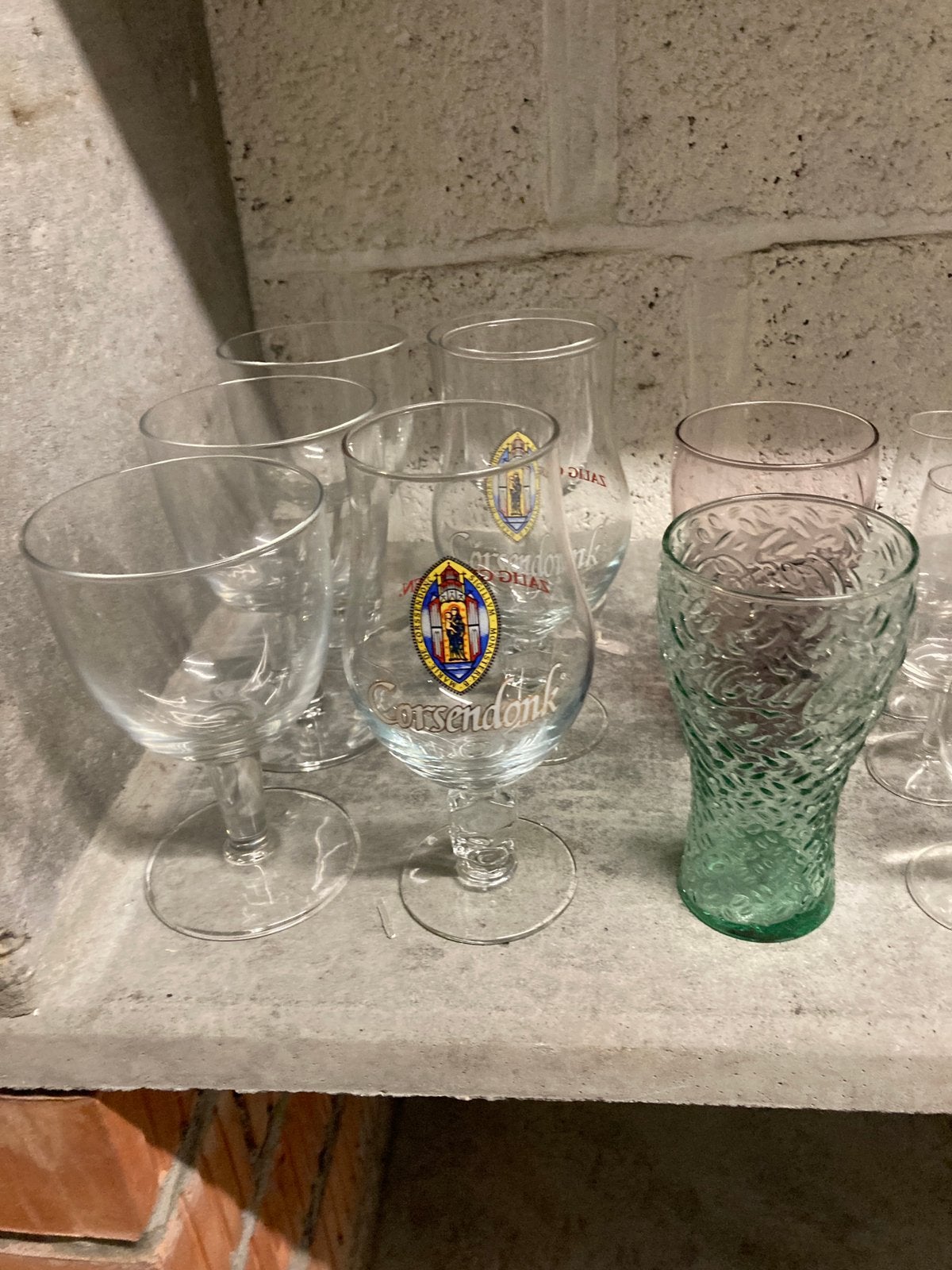 Bier-en wijnglazen, Enlèvement, Comme neuf