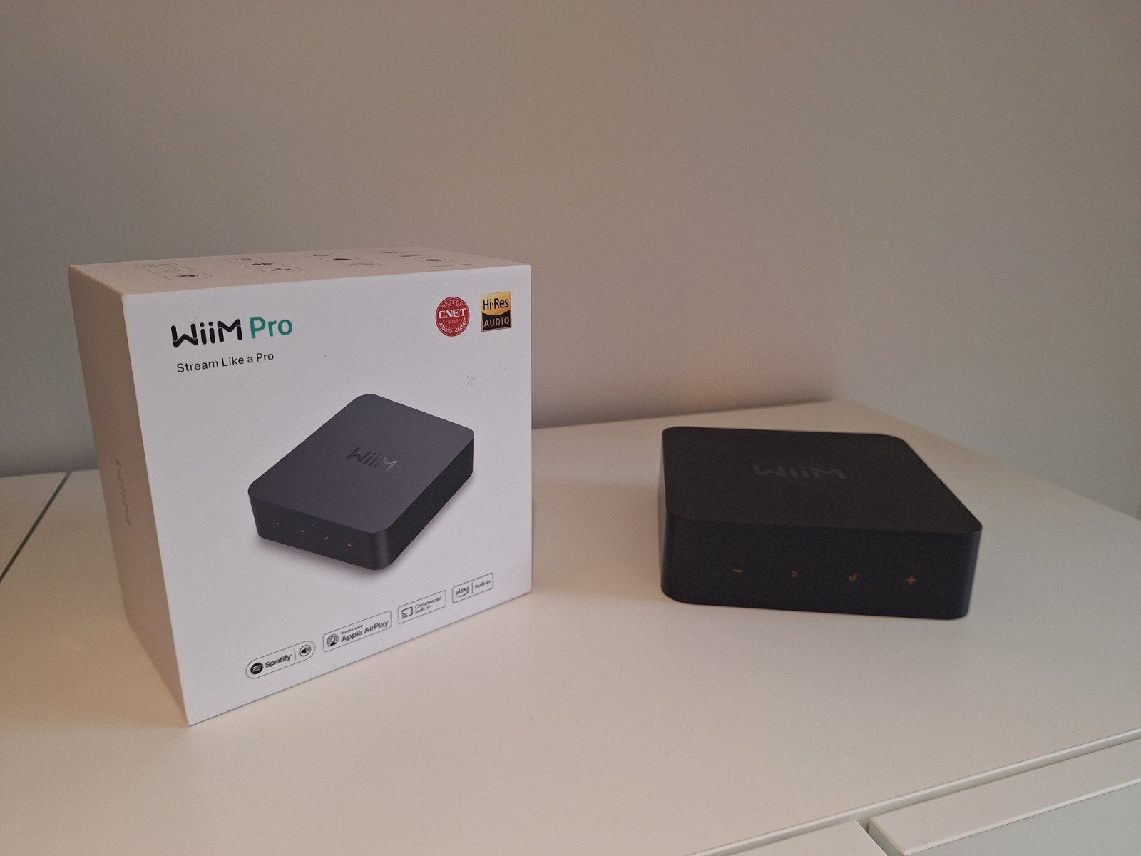 WiiM Pro - Complet Etat neuf, TV, Hi-fi & Vidéo, Enlèvement, Comme neuf, USB 2, Sans disque dur