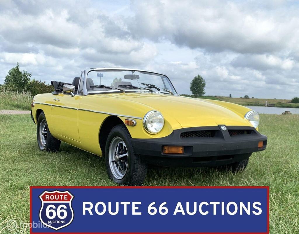 MG MGB Cabriolet | 1980 | Route 66 Auctions, Autos, Achat, Entreprise, Boîte manuelle, Autre carrosserie