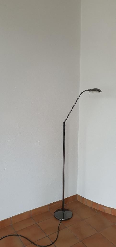 Leeslamp met richtbare spot, Ophalen, 100 tot 150 cm, Zo goed als nieuw, Modern, klassiek, leeslamp