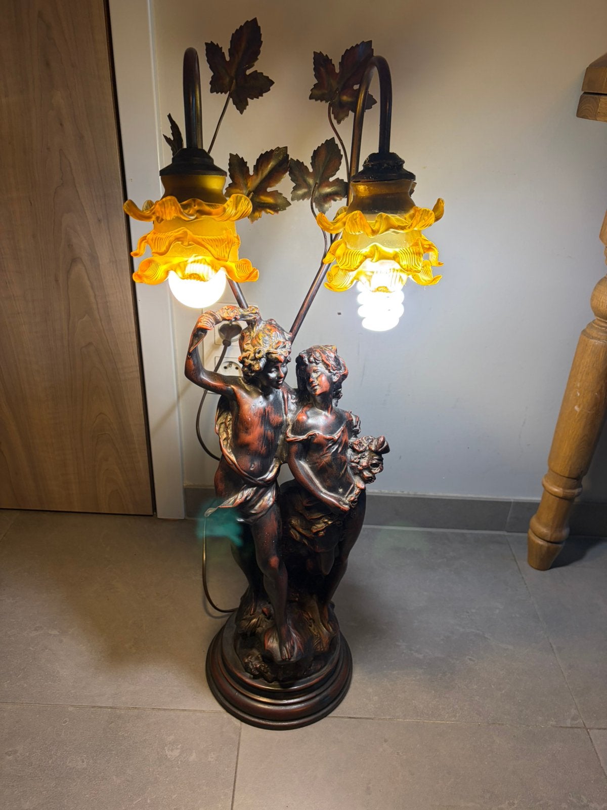 Vintage lamp, Enlèvement