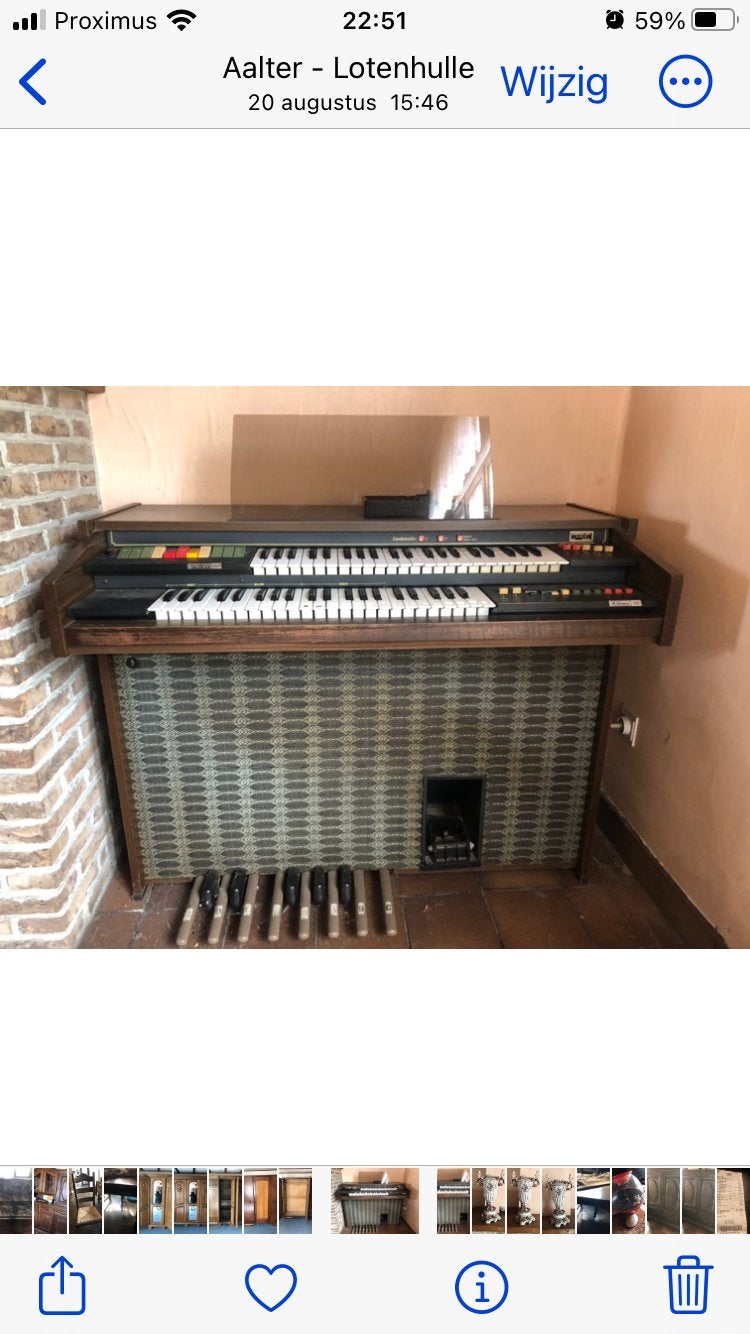 Orgel, Muziek en Instrumenten, Ophalen, Gebruikt, Orgel