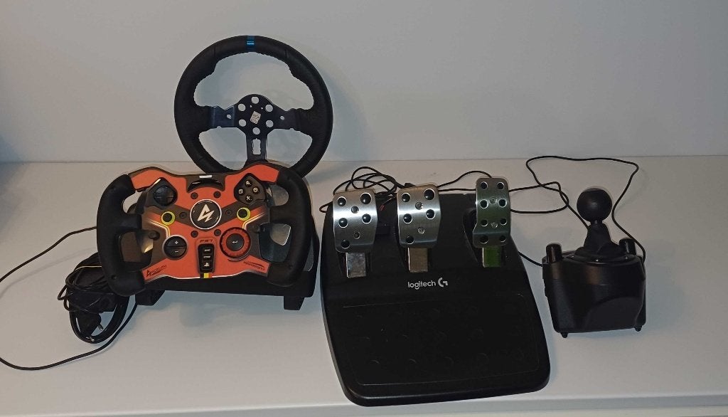 Logitech G29 met Stuur en Loadcell mod, Ophalen, Gebruikt, Logitech