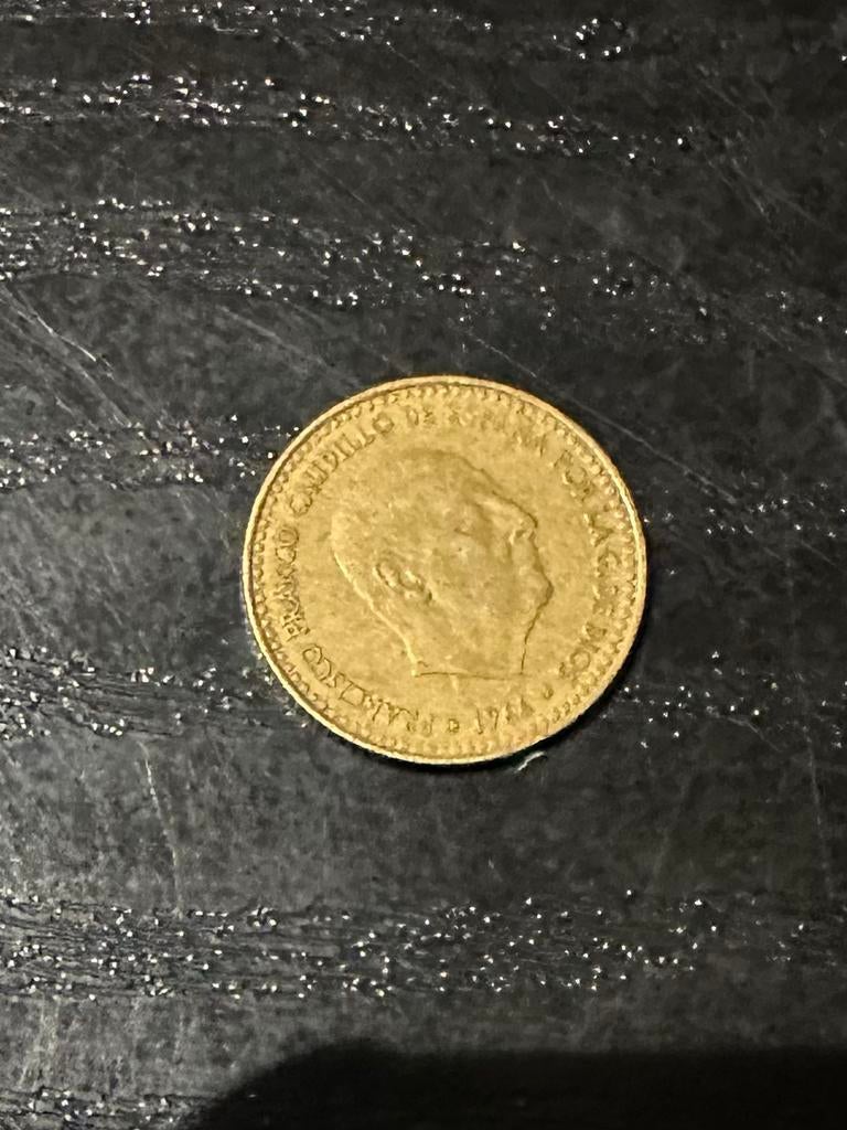 Spaanse 1 peseta muntje, Ophalen, Spanje, Losse munt