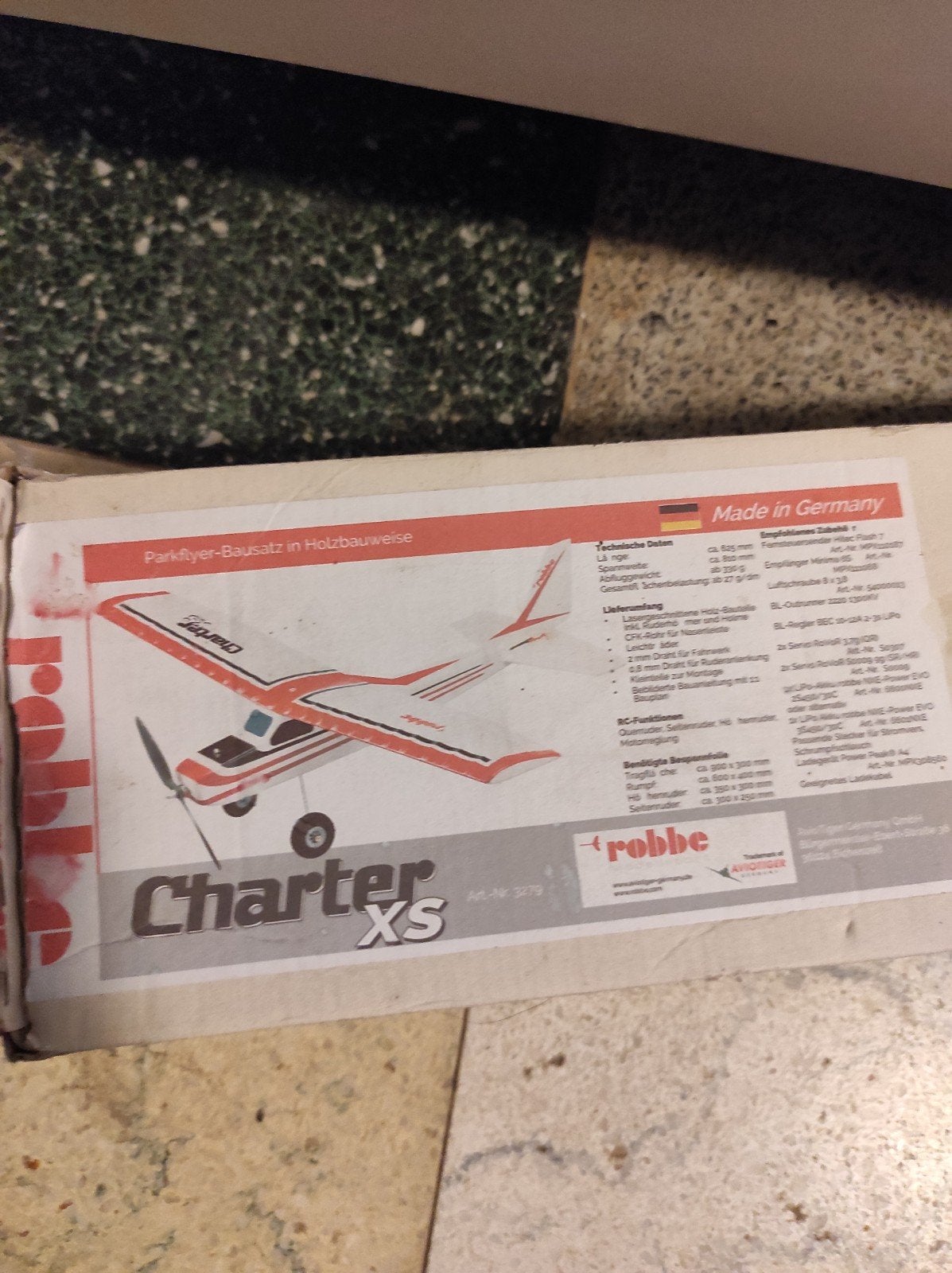 Robbe Charter XS à terminé, Enlèvement