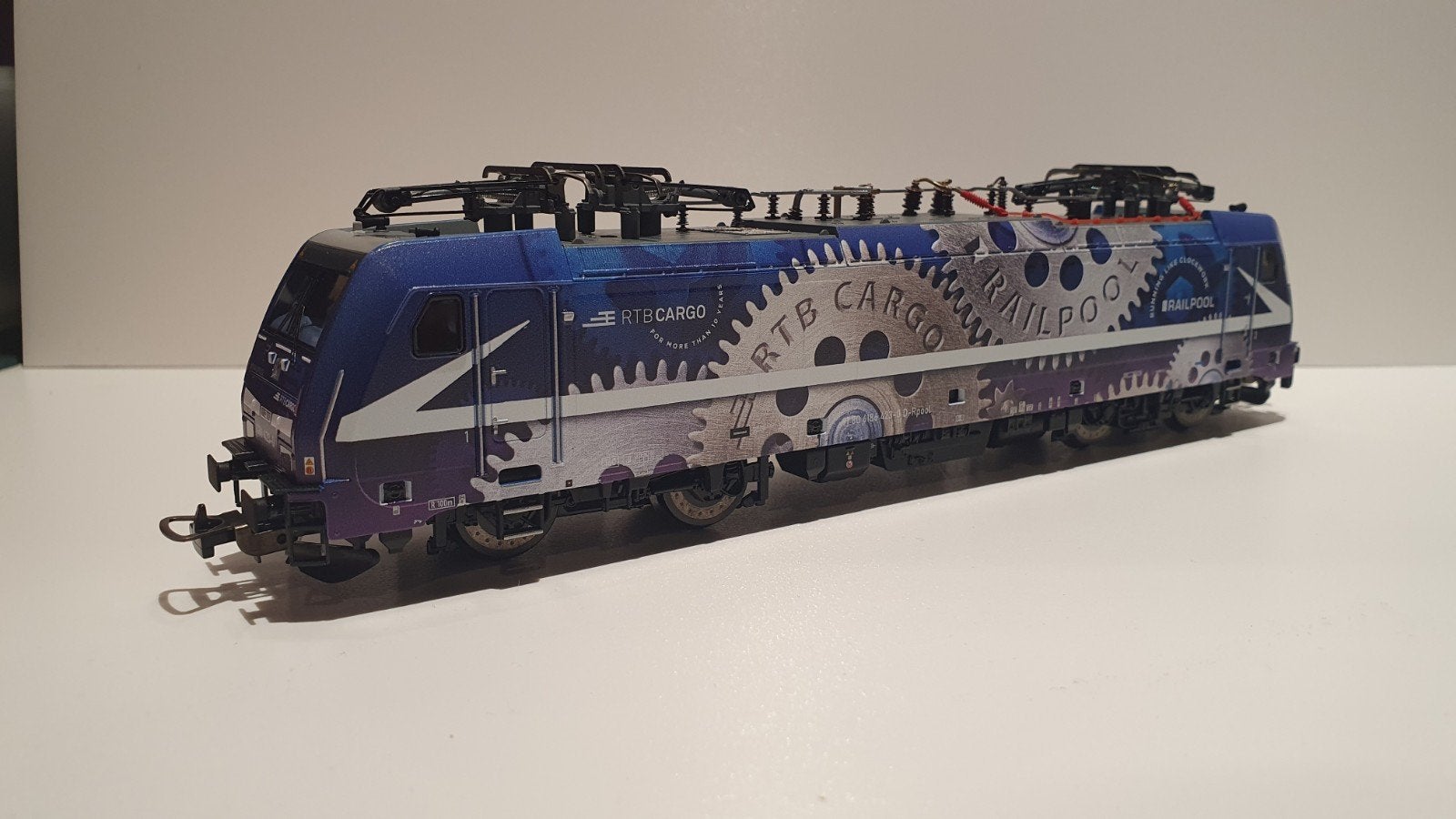 Piko 186 423 Railpool RTB Cargo Réf 71187 DC, Zo goed als nieuw, Gelijkstroom, Locomotief, Piko