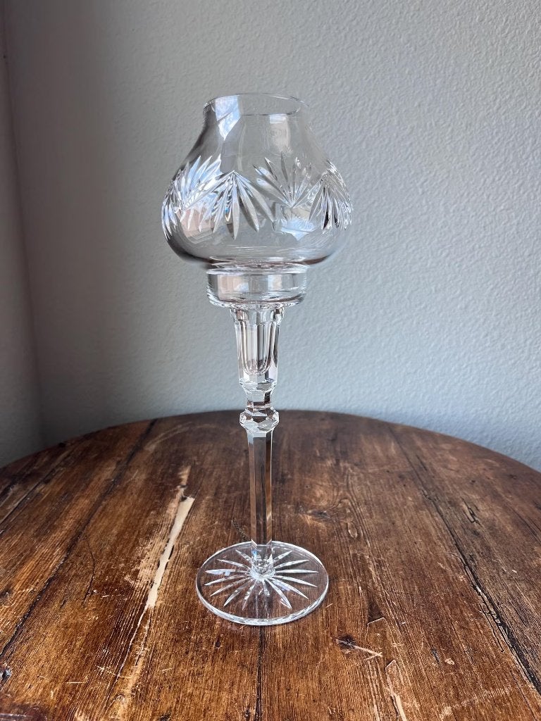 Kristallen Waterford kandelaar, Ophalen, Overige merken, 34 cm, Kandelaar