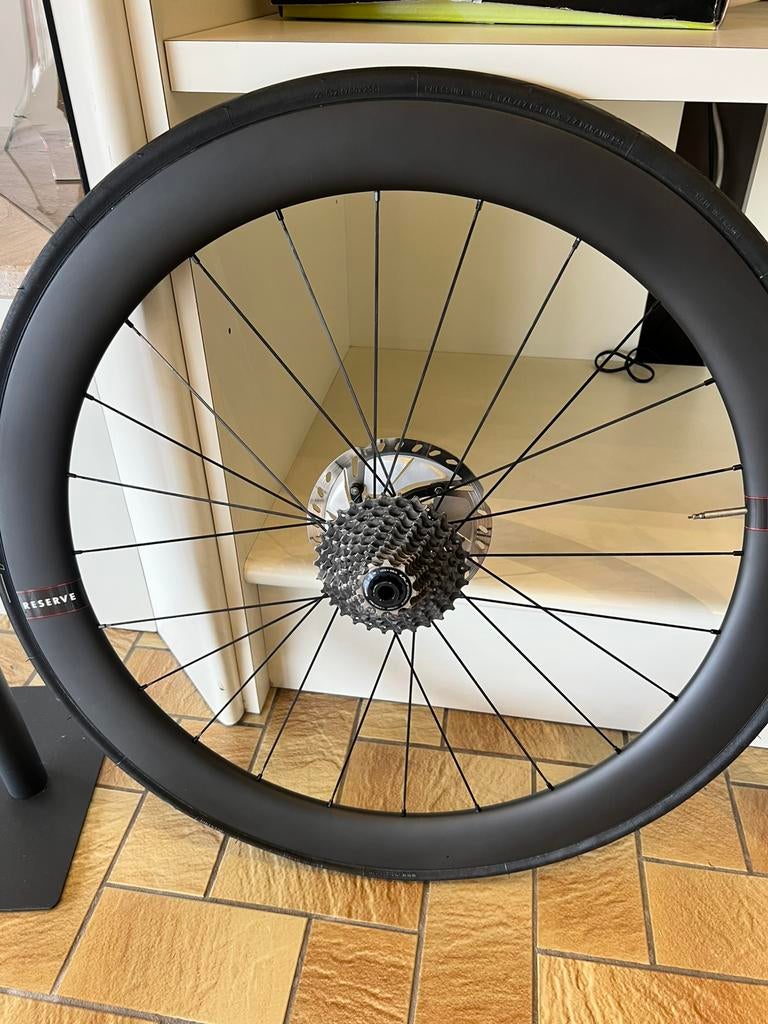 Reserve-racewielen (merk Reserve)., Fietsen en Brommers, Ophalen, Zo goed als nieuw, Carbon