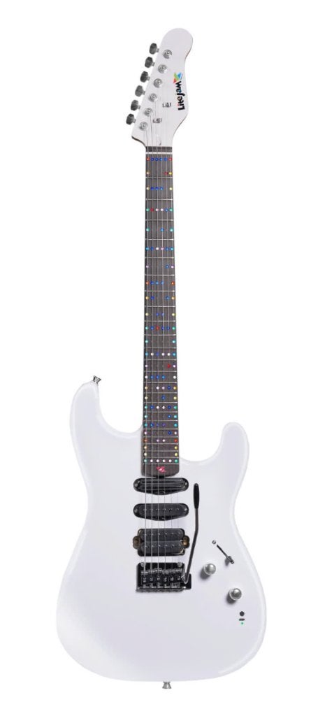Litejam RGB24 Smart Guitar – 144 RGB LED – en gigbag, Muziek en Instrumenten, Ophalen of Verzenden, Zo goed als nieuw, Solid body