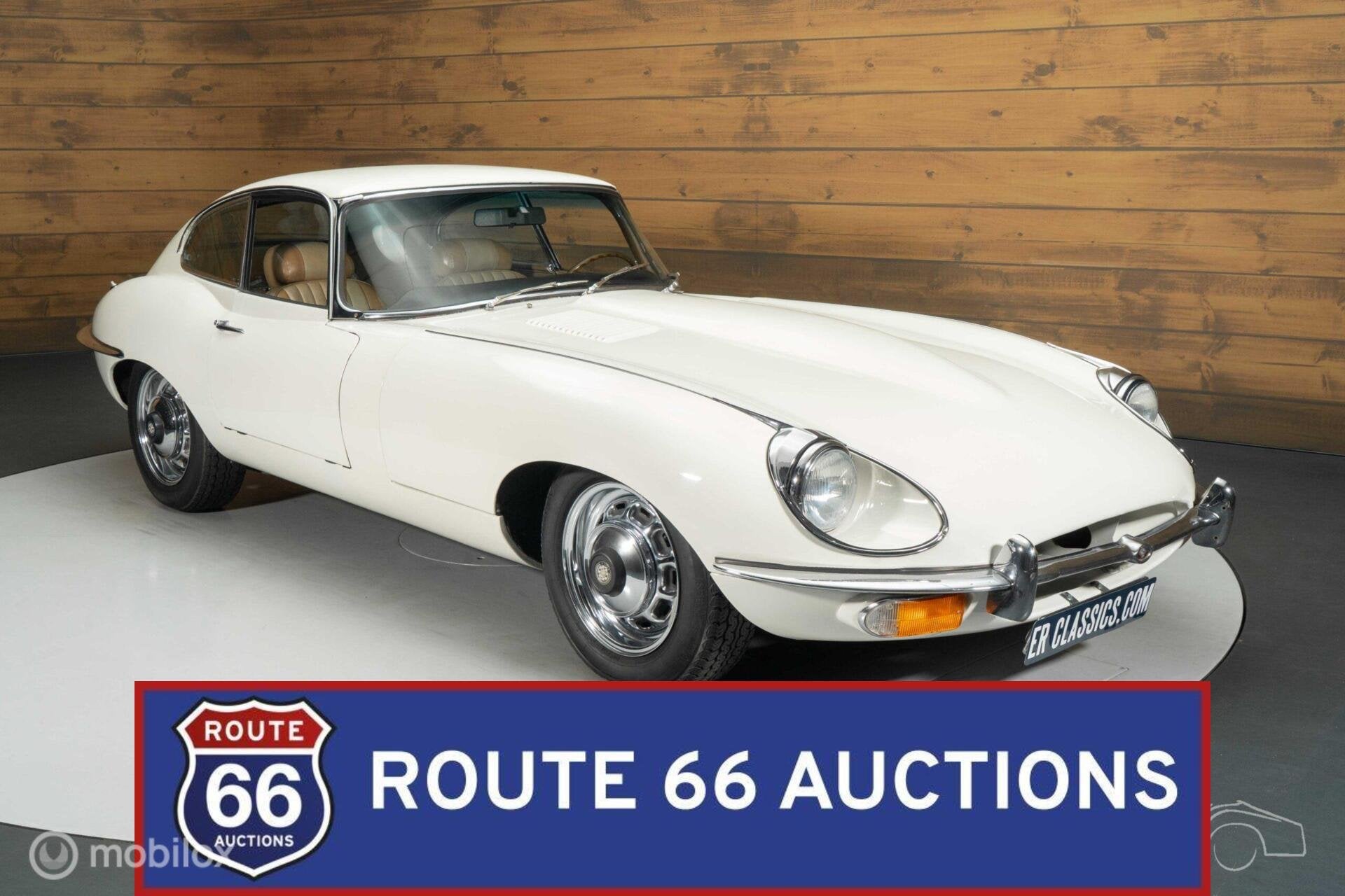 Jaguar E-Type Series 2 Coupe | 1969 | Route 66 Auctions, Autos, Oldtimers & Ancêtres, Achat, Entreprise, Boîte manuelle, Autre carrosserie