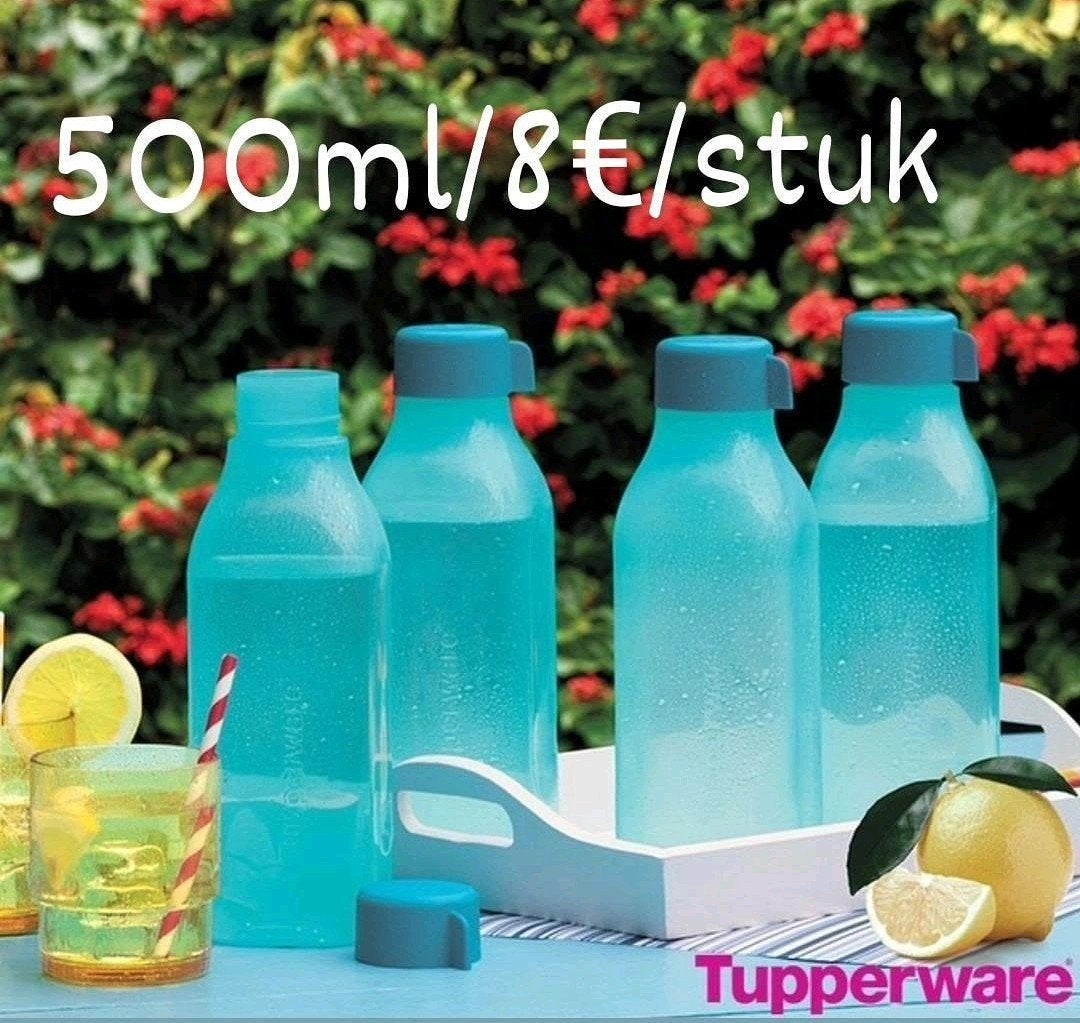 Bouteilles écologiques Tupperware 500 ml, Maison & Meubles, Cuisine| Tupperware, Enlèvement ou Envoi, Neuf