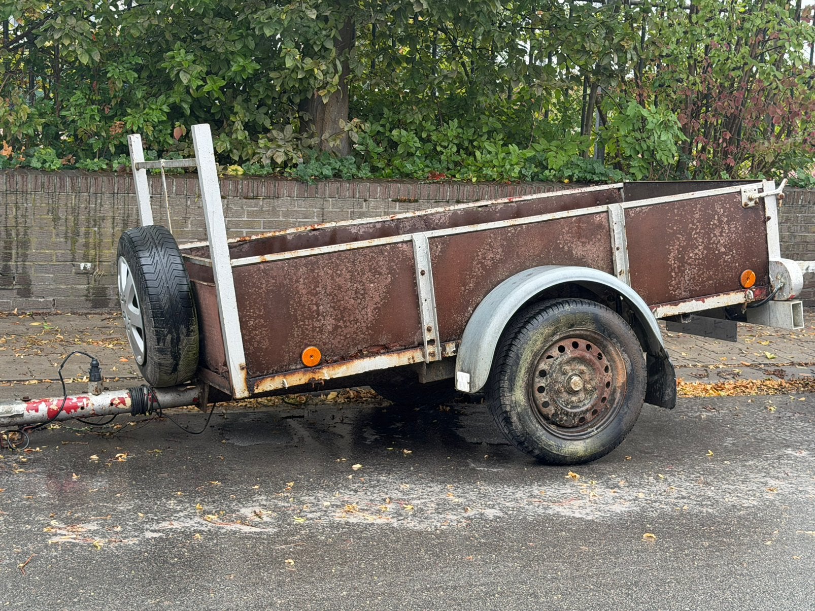 Aanhangwagen 2m x 1m, Ophalen, Gebruikt