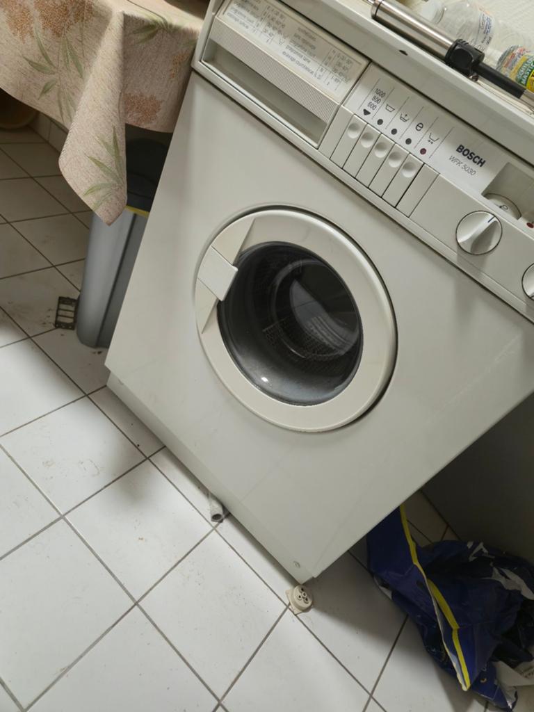 Bosch wasmachine, Ophalen