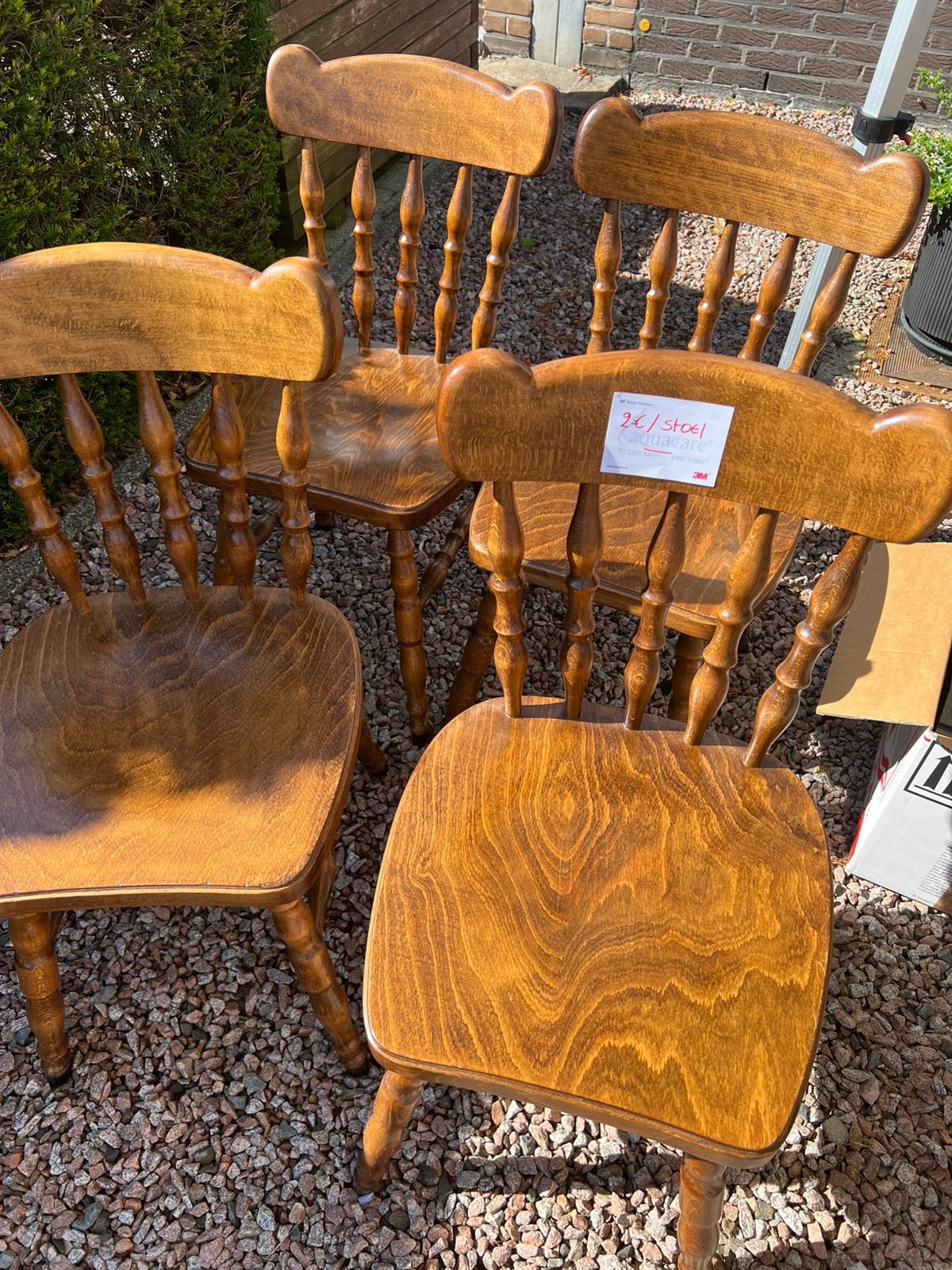 4 stoelen - GRATIS, Antiek en Kunst, Ophalen