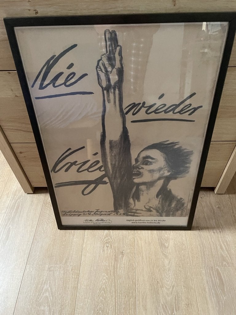 Kader met poster Berlijn met mooie kader 52,50cm op 73cm, Huis en Inrichting, Ophalen