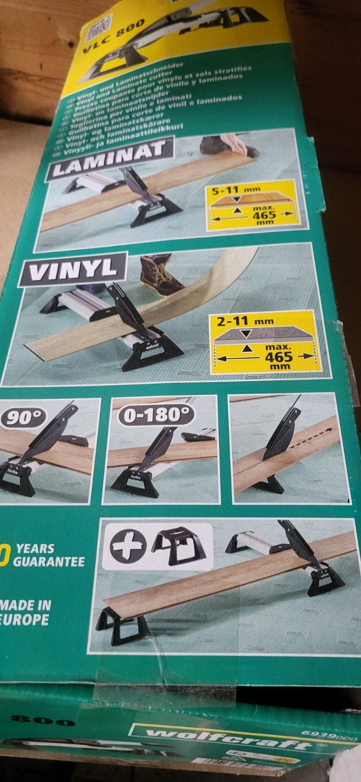 Laminaatsnijder - Wolfcraft VLC 800, Doe-het-zelf en Bouw, Ophalen