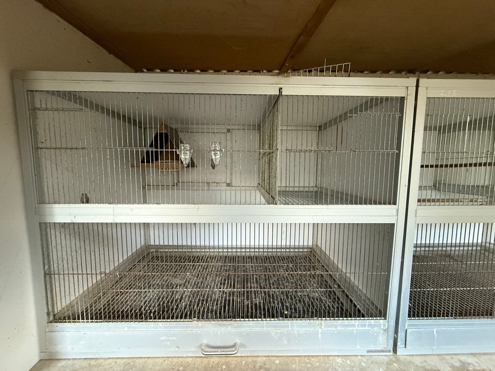 2 kweekkooien b101cm x h78cm x d60,5cm, Enlèvement, Utilisé, Aluminium, Cage d'élevage