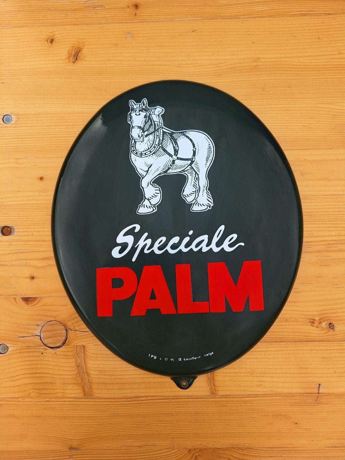 Palm emaille reclamebord, Ophalen, Reclamebord, Plaat of Schild, Palm