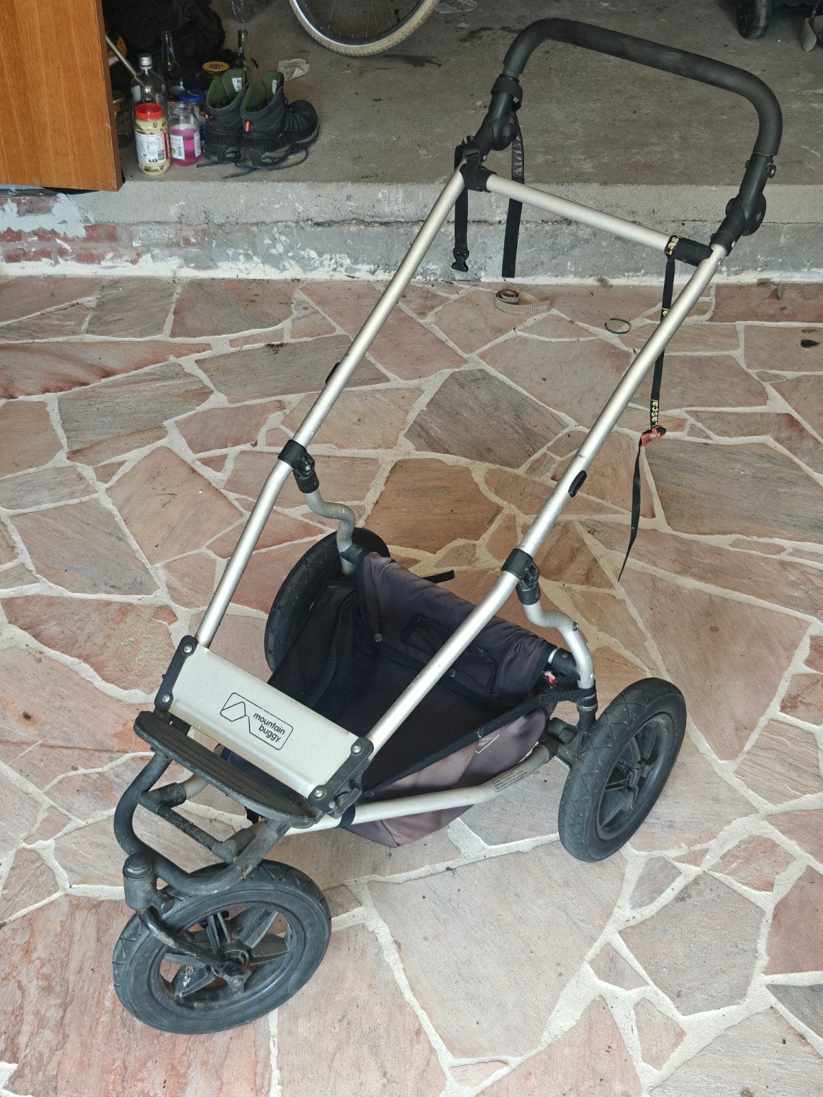 Urban jungle mountain buggy onderstel, Kinderen en Baby's, Kinderwagens en Combinaties, Ophalen, Gebruikt, Combiwagen, Met reiswieg