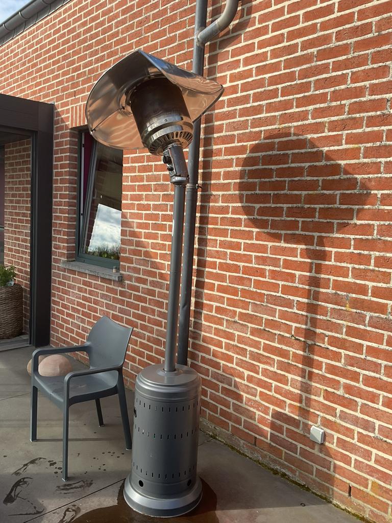 Terrasverwarming op gas buiten, Tuin en Terras, Ophalen, Gebruikt, Gas, Vloer