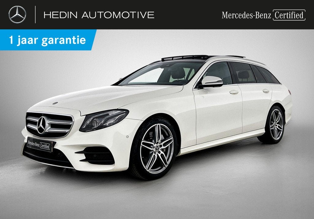 Mercedes-Benz E-Klasse 200 D Break AMG Line | Panoramisch Da, Autos, Entreprise, Entretenue par le concessionnaire, Noir, 5 portes