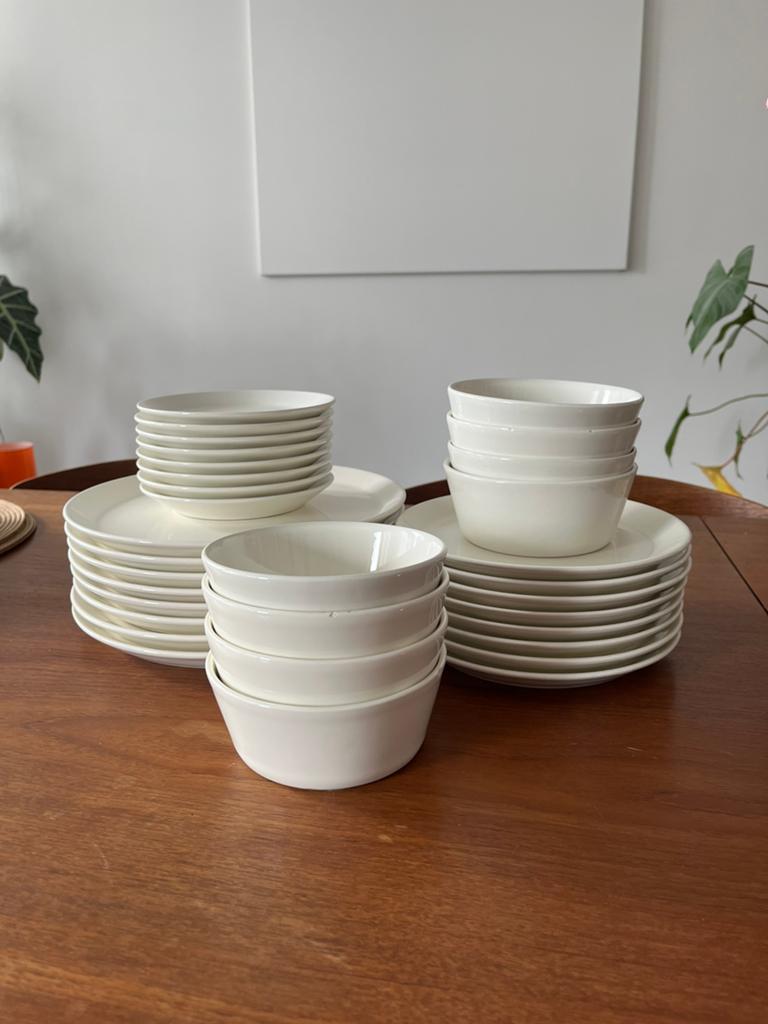 8 x H&M home servies set, Huis en Inrichting, Keuken | Servies, Ophalen, Gebruikt, Effen, Aardewerk