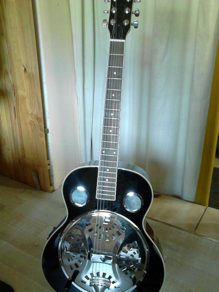 guitare dobro, Musique & Instruments, Instruments à corde | Guitares | Électriques, Enlèvement, Comme neuf, Hollow body, Autres marques