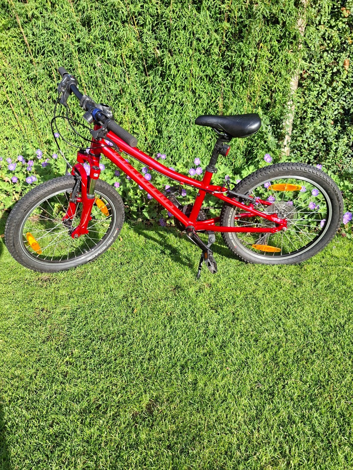 Rode Specialized Hotrock 20 inch - Goede staat - Volledig, Fietsen en Brommers, Ophalen, 20 inch of meer, Gebruikt, Velgrem