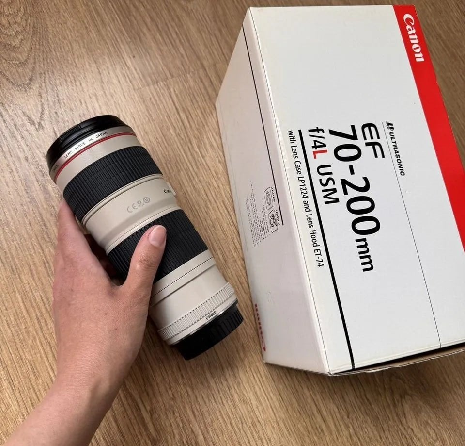 Canon EF 70-200mm f/4L USM, Audio, Tv en Foto, Foto | Lenzen en Objectieven, Canon, Ophalen of Verzenden, Zo goed als nieuw, Beschermhoes/tas