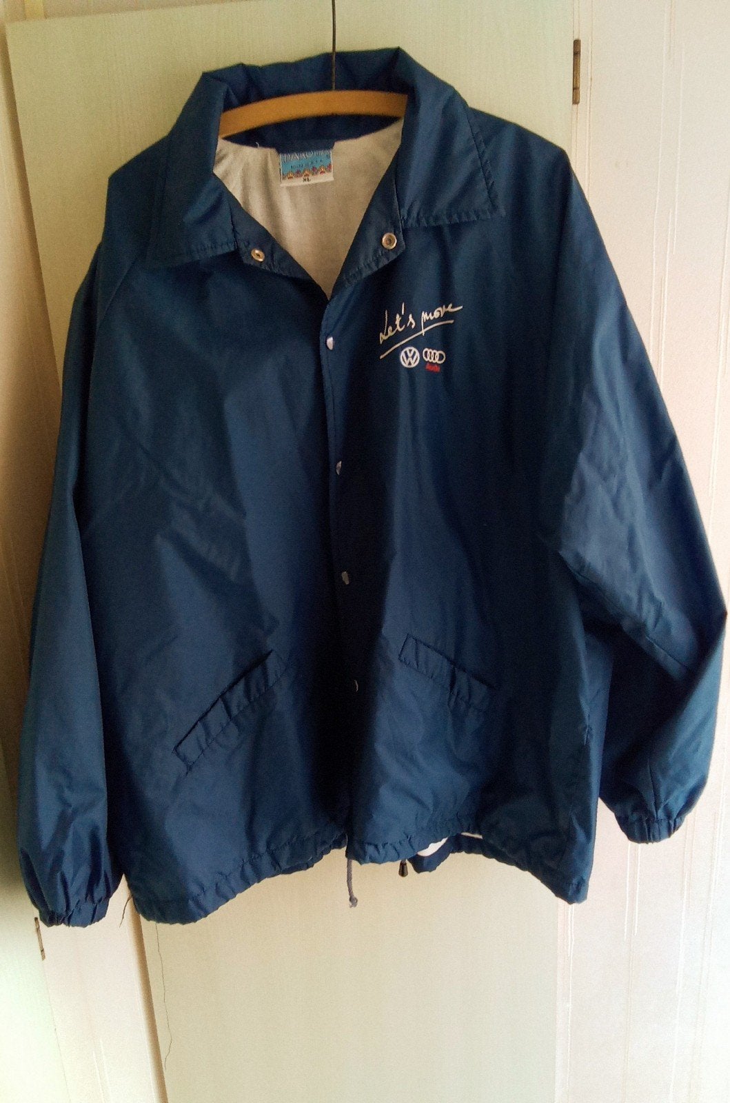 Regenjas heren Audi XL, Blauw, Maat 56/58 (XL), Ophalen of Verzenden, Zo goed als nieuw