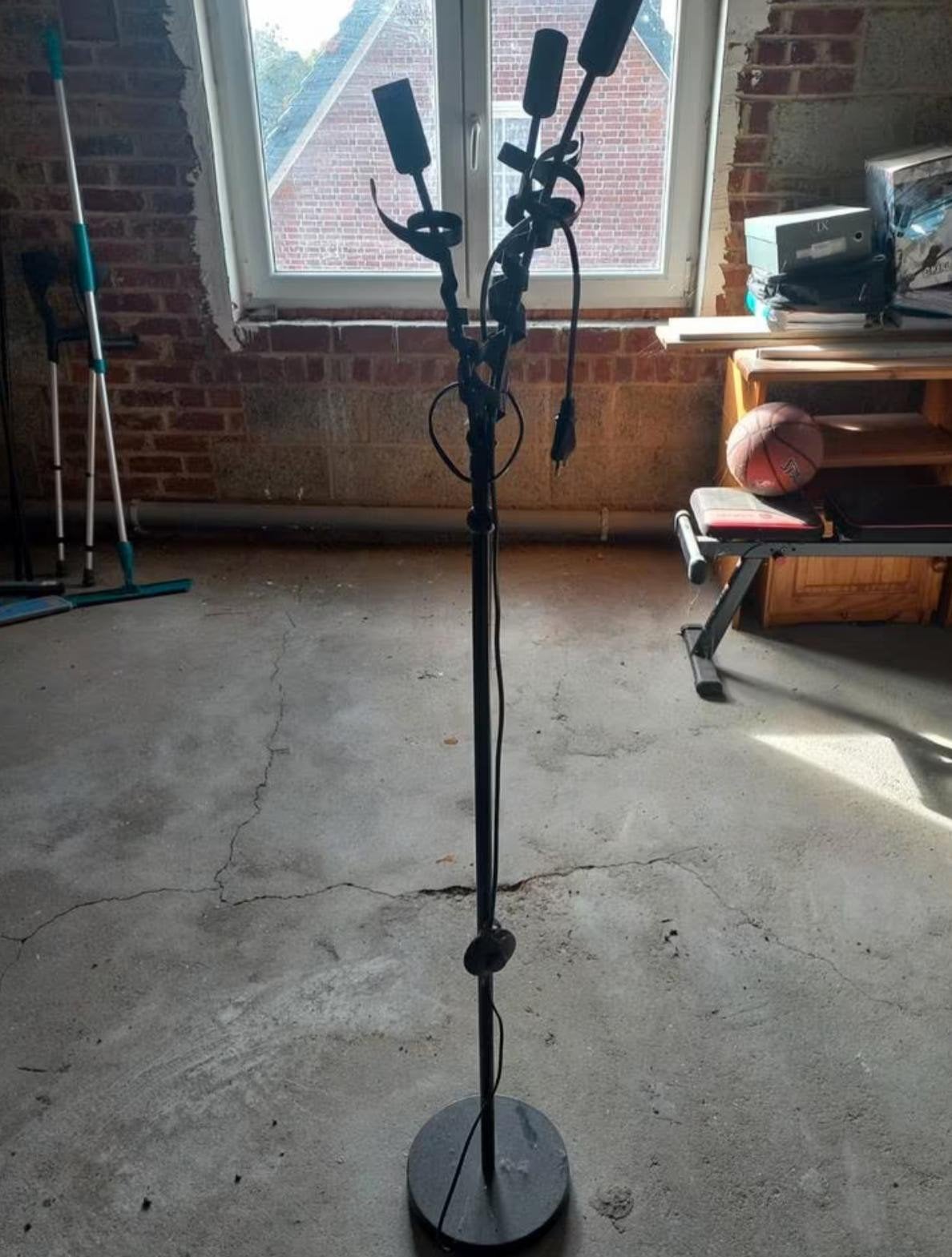 lustres et lampadaire en fer forgé, Enlèvement ou Envoi