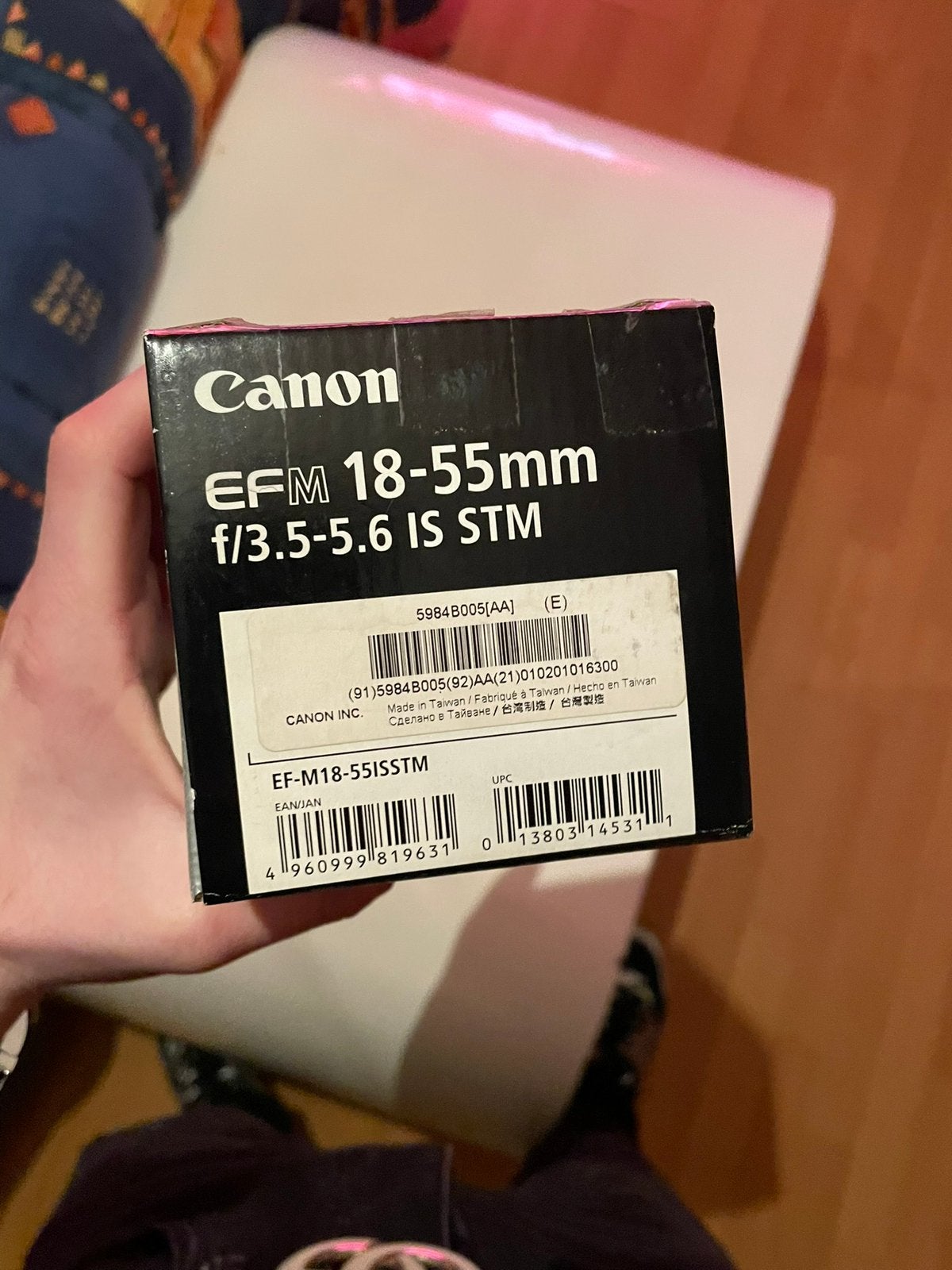 Objectif canon 18-55mm, TV, Hi-fi & Vidéo, Enlèvement ou Envoi, Comme neuf, Canon