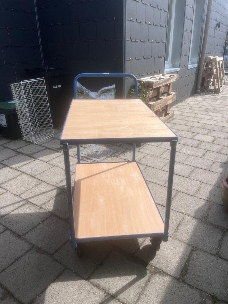 degelijke magazijnwagen Fetra 2740 (100 x 60cm), Doe-het-zelf en Bouw, 100 liter of meer, Ophalen, Zo goed als nieuw, Transportkar
