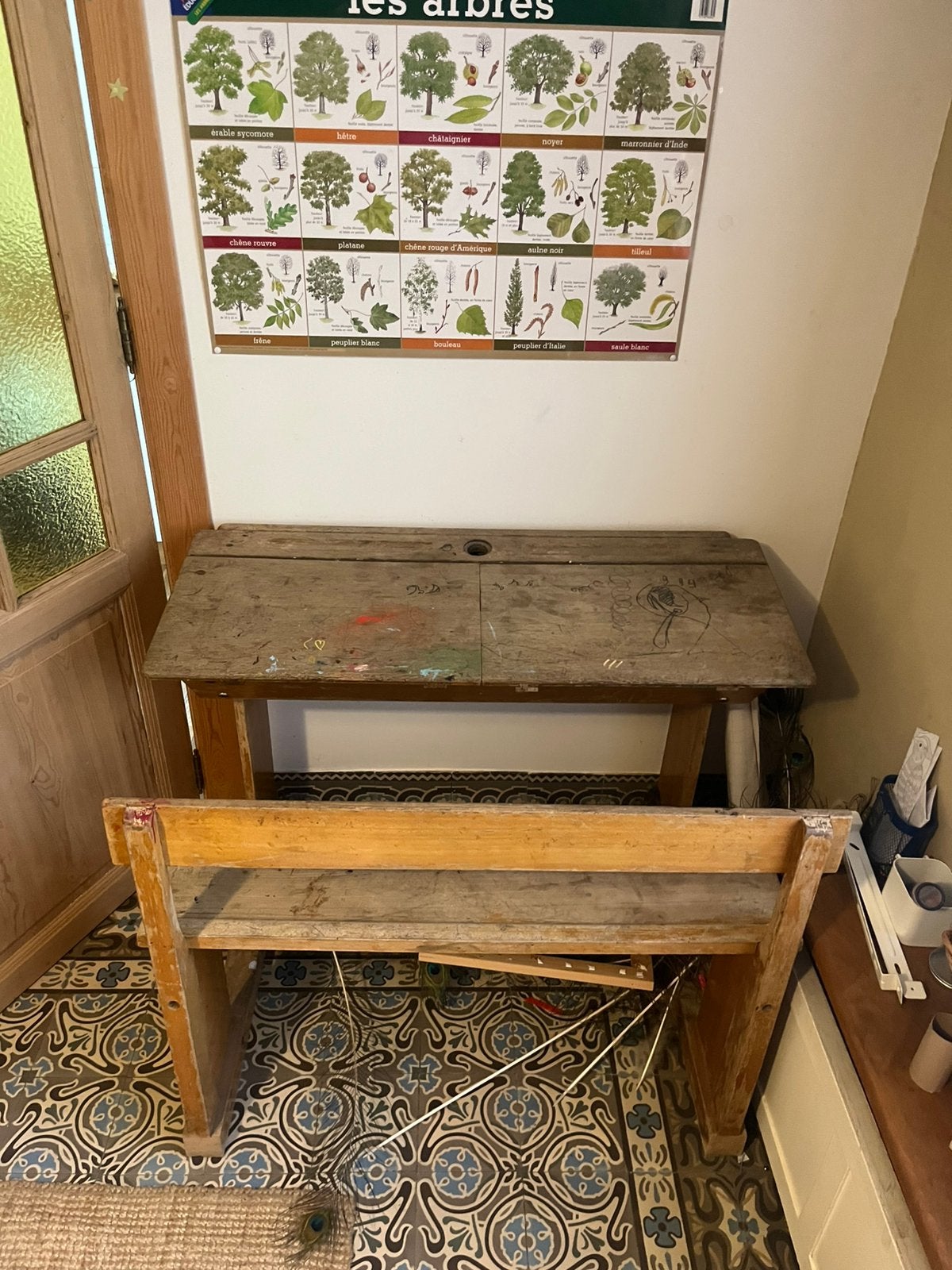 Petit bureau, Enlèvement, Utilisé, Bois