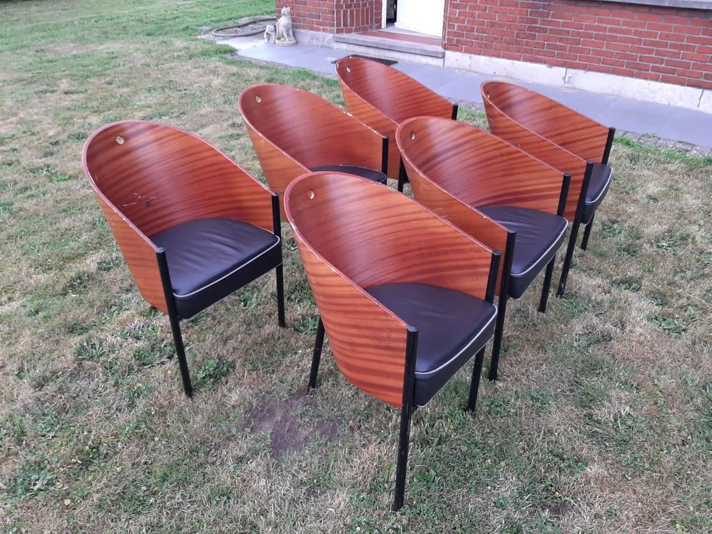 Stoelen Philippe Starck, Ophalen, Hout