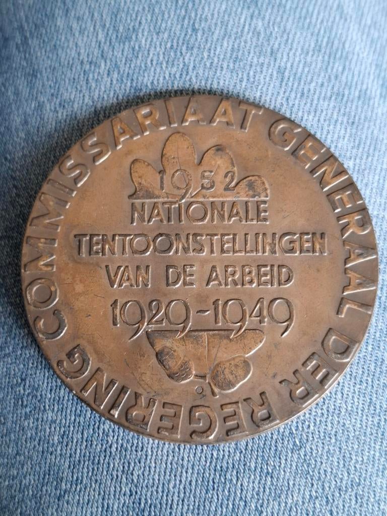Bronzen Penning 1952, Ophalen of Verzenden