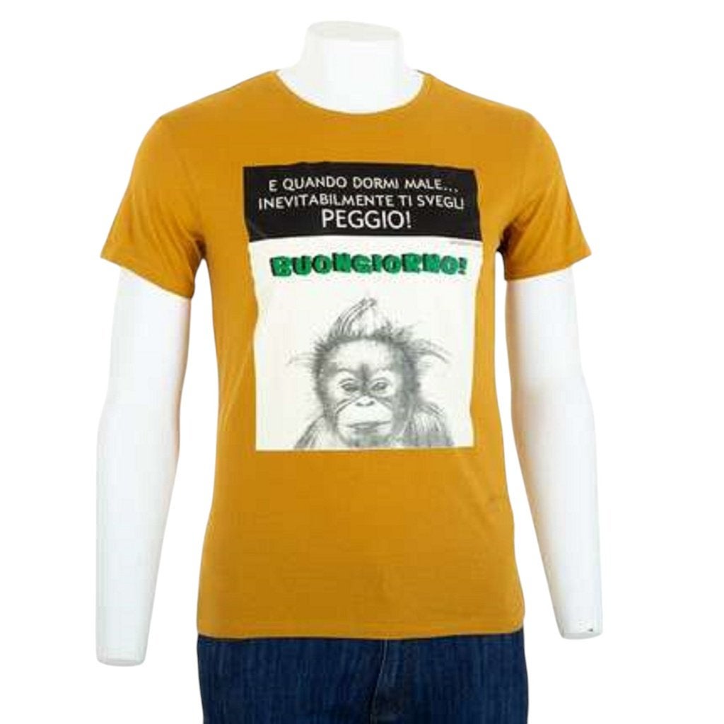 GLO-STORY geel T-shirt, maat M, Ophalen of Verzenden, Nieuw, Maat 48/50 (M), Geel